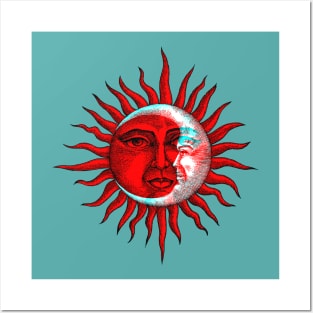 Eclipse Interactive Red&Blue Filter T-Shirt Posters and Art